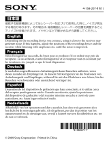 Sony ECM-AW3 Une information important