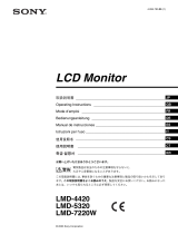Sony LMD7220W Manuel utilisateur