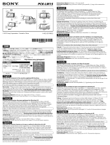 Sony PCK-LM15 Mode d'emploi