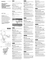 Sony Адаптер для изменения угла наклона VCT-TA1 Manuel utilisateur