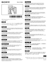 Sony VG-C1EM Une information important