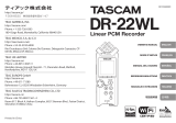 Tascam DR-22WL Manuel utilisateur