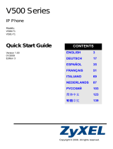 ZyXEL Communications V500-T1 Manuel utilisateur
