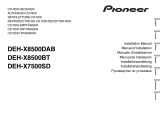 Pioneer DEH-X8500BT Manuel utilisateur
