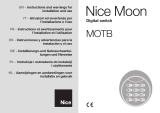 Nice Automation Nice Moon Digital Keypad Le manuel du propriétaire