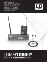 LD Sys­tems MEI 1000 G2 Manuel utilisateur