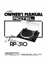 Rotel RP-310 Le manuel du propriétaire