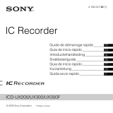 Sony ICD-UX200F Le manuel du propriétaire