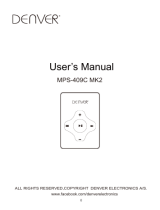 Denver MPS-409CMK2 Manuel utilisateur