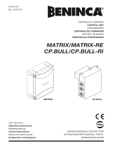 Beninca MATRIX and CP.BULL Le manuel du propriétaire