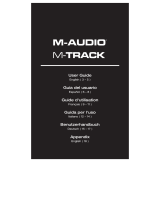 Avid M-Audio M-Track (MKII) Manuel utilisateur