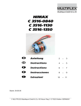 MULTIPLEX Himax C 3516 1350 Le manuel du propriétaire