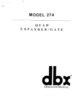 dbx 274 (Project 1) Le manuel du propriétaire