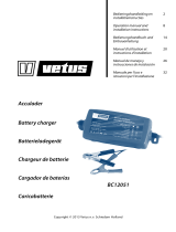 Vetus Battery charger type BC12051 Guide d'installation