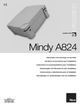 Nice Automation Mindy A824 Le manuel du propriétaire