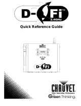 CHAUVET DJ D-Fi 2.4GHz Guide de référence