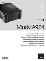 Nice Automation Mindy A924 Le manuel du propriétaire