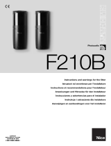 Nice F210B Le manuel du propriétaire
