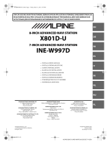 Alpine X X801D-U Manuel utilisateur