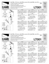 CAME LT001 Le manuel du propriétaire