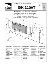 CAME BK 2200T Le manuel du propriétaire