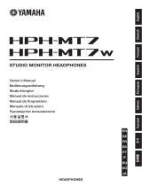 Yamaha HPH-MT5 Le manuel du propriétaire