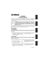 Yamaha ME02R Le manuel du propriétaire