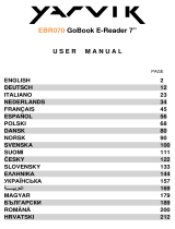 Yarvik GoBook 7” E-Reader Manuel utilisateur