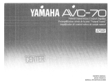 Yamaha AVC-70 Le manuel du propriétaire