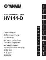 Yamaha HY144 Le manuel du propriétaire