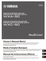 Yamaha Audio WXC-50 Manuel utilisateur
