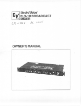 Electro-Voice ELX-1R Le manuel du propriétaire