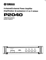 Yamaha P2040 Le manuel du propriétaire