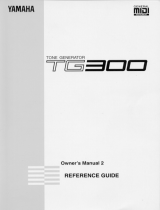 Yamaha TG300 Le manuel du propriétaire