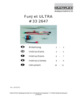 MULTIPLEX Antriebssatz Funjet Ultra Le manuel du propriétaire