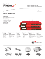 Watchguard Firebox X Core & Peak e-Series Mode d'emploi