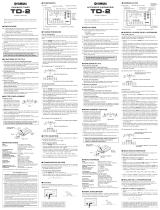 Yamaha TD-2 Manuel utilisateur