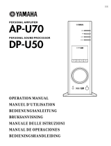 Yamaha AP-U70 Le manuel du propriétaire