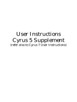 Cyrus 5 Le manuel du propriétaire