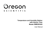 Oregon Scientific RMR203HG Manuel utilisateur