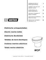 Vetus Electric marine toilet type WCP Guide d'installation