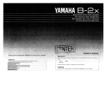 Yamaha B-2x Le manuel du propriétaire