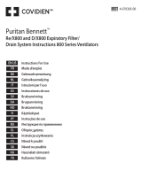 Medtronic Puritan Bennett D/X800 expiratory bacteria filter Mode d'emploi