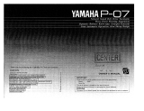 Yamaha P-07 Le manuel du propriétaire