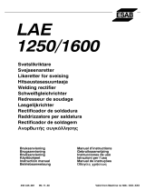 ESAB LAE 1250 / LAE 1600 Manuel utilisateur