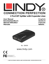 Lindy DisplayPort to Dual HDMI MST Hub Manuel utilisateur