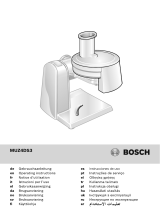 Bosch MUM48W1/05 Supplemental