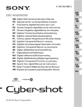 Sony Cyber Shot DSC-W320 Manuel utilisateur