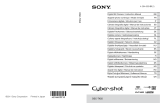 Sony Cyber-Shot DSC TX55 Manuel utilisateur
