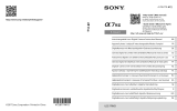 Sony Série ILCE-7RM3 Manuel utilisateur